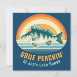 Gone Perching at the Lake House Birthday Sticker Kaart