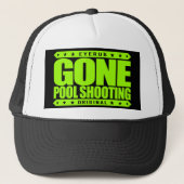 GONE POOL SHOOTING - Onverslagen Billiards Player Trucker Pet (Voorkant)