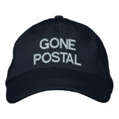 Gone Postal geborduurd Pet (Voorkant)
