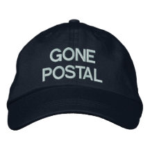 Gone Postal geborduurd Pet