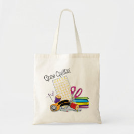 Gone Quiltin’ Canvas tas – Cadeau voor Quilters