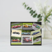 Gone Racing Briefkaart (Staand voorkant)