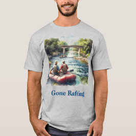 Gone Rafting White Water River Mannen T-shirt