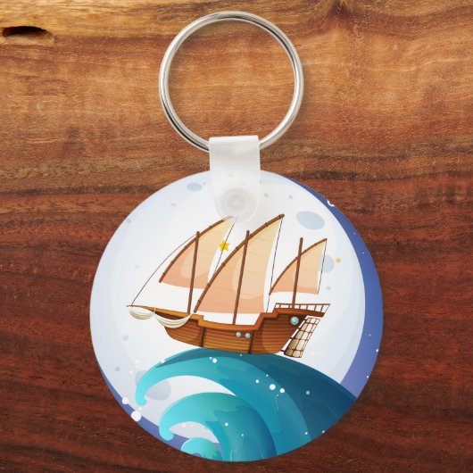 Gone Sailing Sleutelhanger (Voorkant)