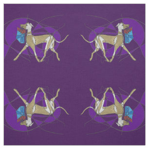 Gone Shopping, Art Deco Italiaans Greyhound Stof