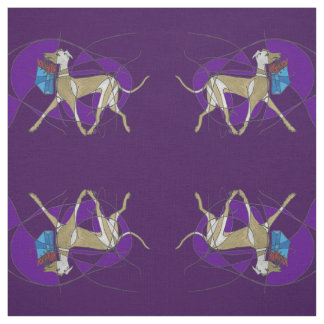 Gone Shopping, Art Deco Italiaans Greyhound Stof