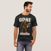 Gone Shrooming Bigfoot Morel paddenstoel Hunter Sa T-shirt (Voorkant volledig)