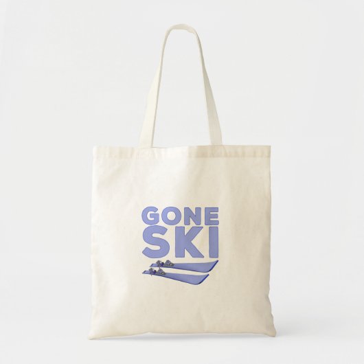 Gone Ski Tote Bag (Voorkant)