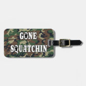 GONE SQUATCHIN BAGAGELABEL (Voorkant horizontaal)