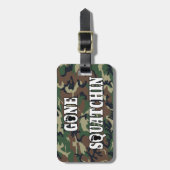 GONE SQUATCHIN BAGAGELABEL (Voorkant verticaal)