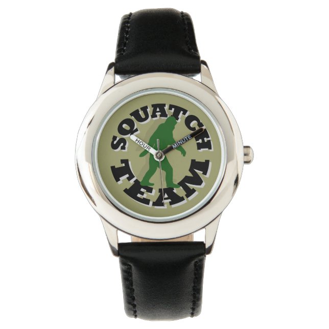Gone Squatchin bigfoot Horloge (Voorkant)