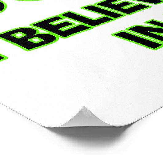 Gone Squatchin Bigfoot in Bos Poster (Hoek)