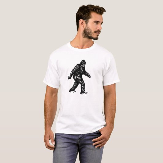 GONE SQUATCHIN' BIGFOOT T SHIRT (Voorkant volledig)