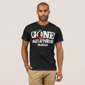 Gone Squatchin *Black squatch* T-shirt (Voorkant volledig)