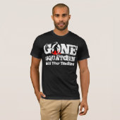 Gone Squatchin *Black squatch* T-shirt (Voorkant volledig)