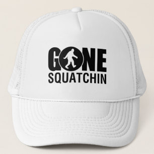 Gone Squatchin Black Trucker Pet