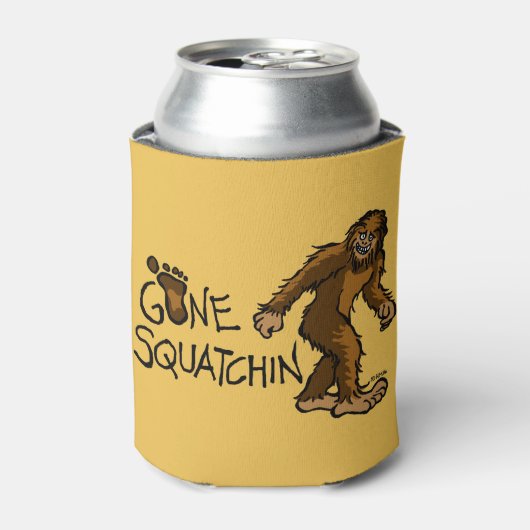 Gone Squatchin Blikjeskoeler (Blikje Voorkant)