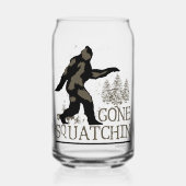 Gone Squatchin Blikvorm Glas (Voorkant)