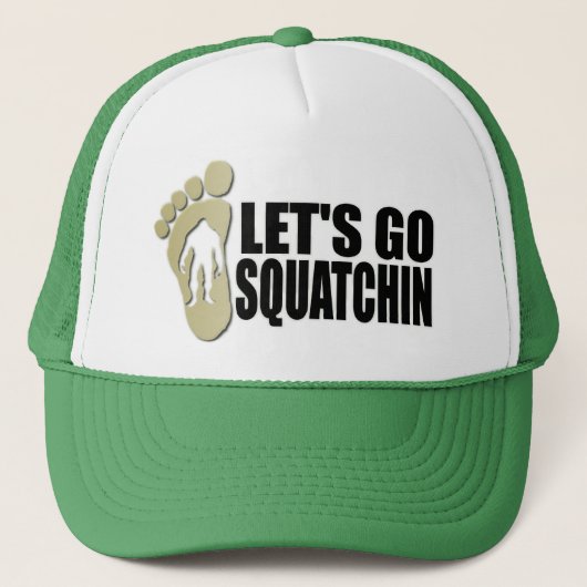 Gone Squatchin: Bobo zal nooit Bigfoot vinden Trucker Pet (Voorkant)