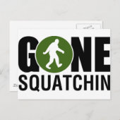 Gone Squatchin Briefkaart (Voorkant / Achterkant)