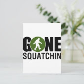 Gone Squatchin Briefkaart (Staand voorkant)