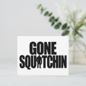 Gone Squatchin Briefkaart (Staand voorkant)