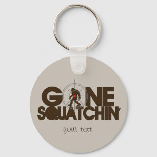 Gone Squatchin - Bruin en tan Sleutelhanger