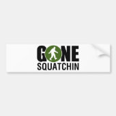 Gone Squatchin Bumpersticker (Voorkant)