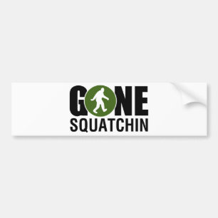 Gone Squatchin Bumpersticker