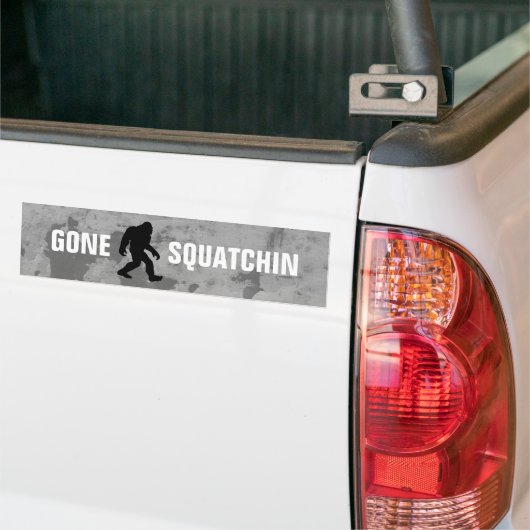 Gone Squatchin Bumpersticker (Op Truck)
