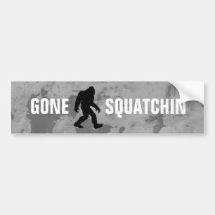 Gone Squatchin Bumpersticker