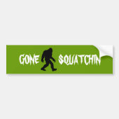 Gone Squatchin Bumpersticker (Voorkant)