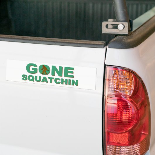 Gone Squatchin Bumpersticker (Op Truck)
