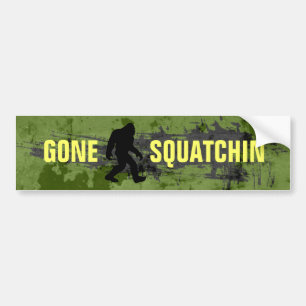 Gone Squatchin Bumpersticker