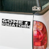 Gone Squatchin Bumpersticker (Op Truck)