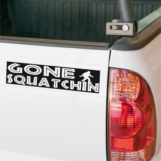 Gone Squatchin Bumpersticker (Op Truck)