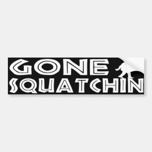 Gone Squatchin Bumpersticker