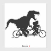 Gone Squatchin cycling met T-rex Sticker (Vel)