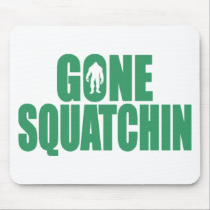 GONE SQUATCHIN *Deluxe* Bobo Gear Finding Bigfoot Muismat