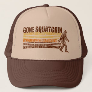 Gone Squatchin  Distress Retro Pet