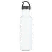 Gone Squatchin - Er is een Squatch in deze Bossen Waterfles (Achterkant)