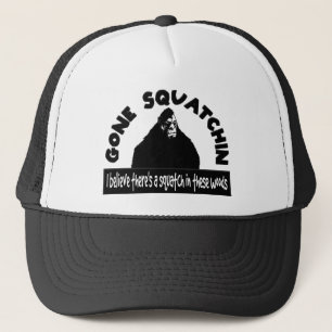 Gone Squatchin - Er zit een SQUATCH in deze bossen Trucker Pet