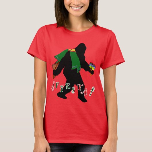 Gone Squatchin - Feestelijke Squatchin T-shirt (Voorkant)