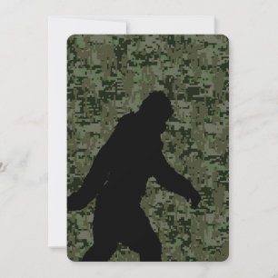 Gone Squatchin for on Olive Digital Camouflage