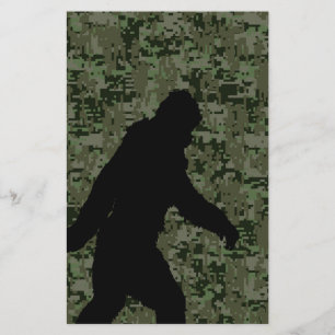 Gone Squatchin for on Olive Digital Camouflage Flyer