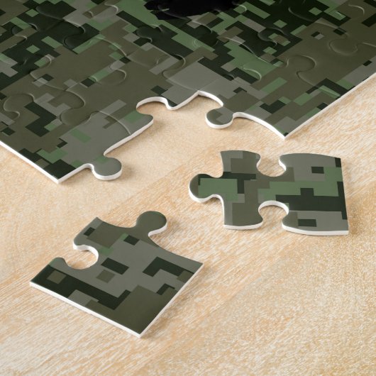 Gone Squatchin for on Olive Digital Camouflage Legpuzzel (Zijkant)