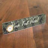 Gone Squatchin for on Olive Digital Camouflage Naambordje (Zijkant)