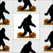 Gone Squatchin for Thanksgiving Turkey Stof (Delen)