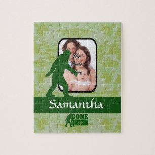 Gone squatchin fotosjabloon legpuzzel