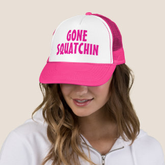 Gone Squatchin – Funny Bigfoot Gift Trucker Pet